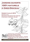 Jardins Ouverts, 100% naturels, Edition spéciale -- 03/07/10